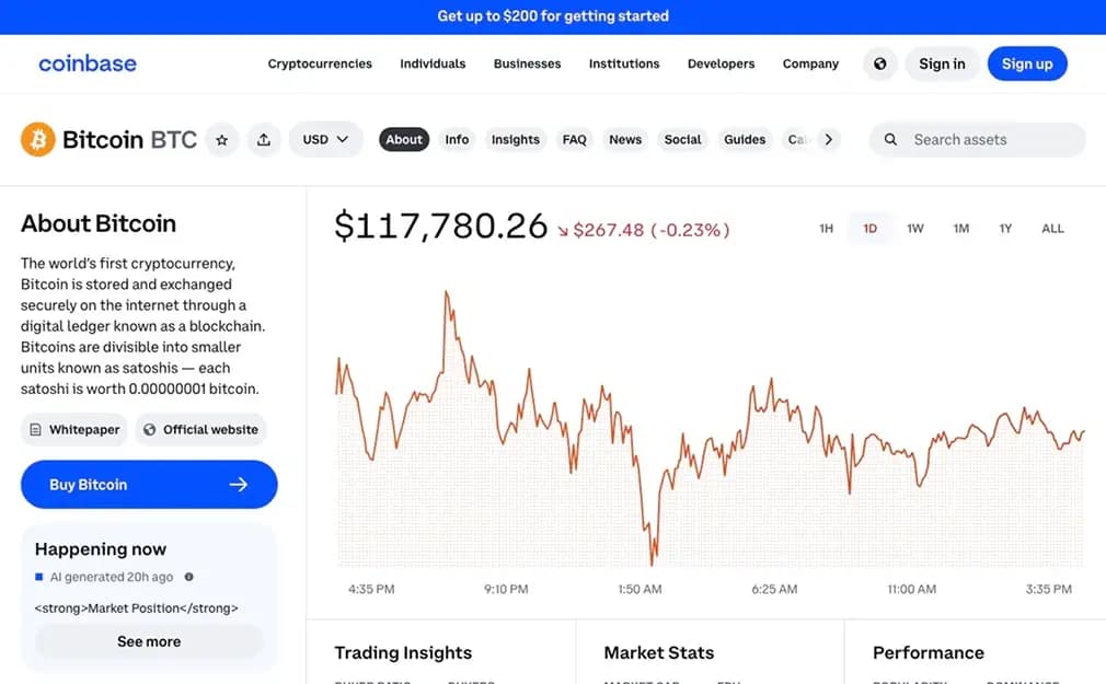 Coinbase.