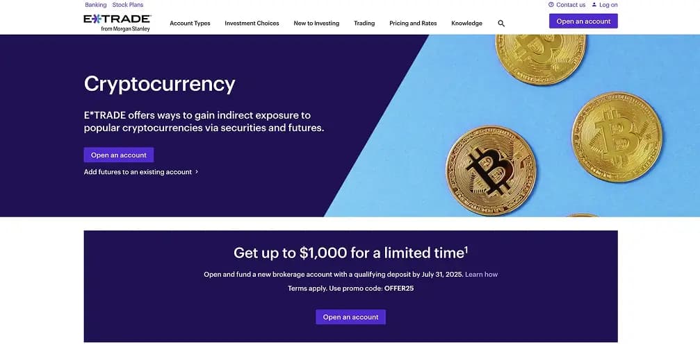 Buy Crypto with E*TRADE
