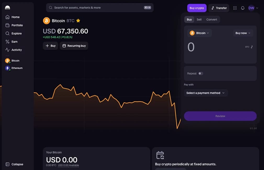 Acquista criptovalute con Credit One
