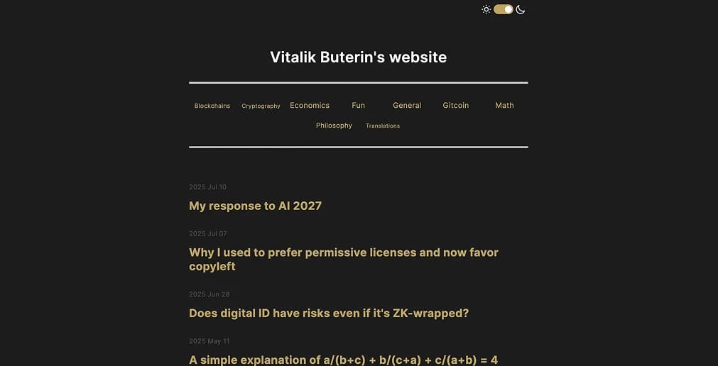 ¿Quién es Vitalik Buterin?