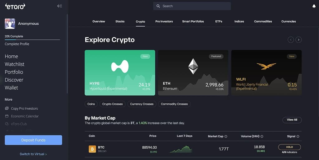 اشترِ العملات المشفرة مع Deutsche Bank