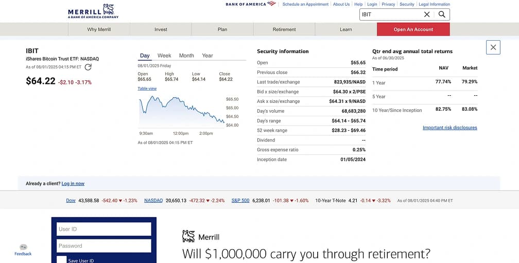 Achetez des cryptomonnaies avec Merrill Edge