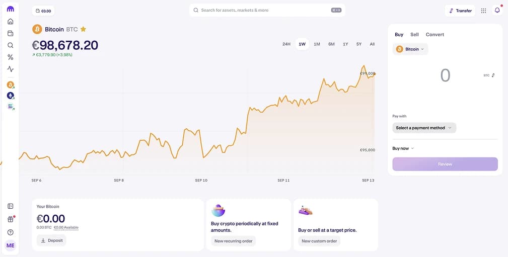 اشترِ العملات المشفرة مع Nordea