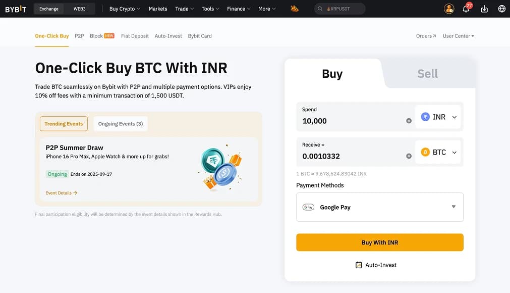 Compra criptomonedas con HDFC .