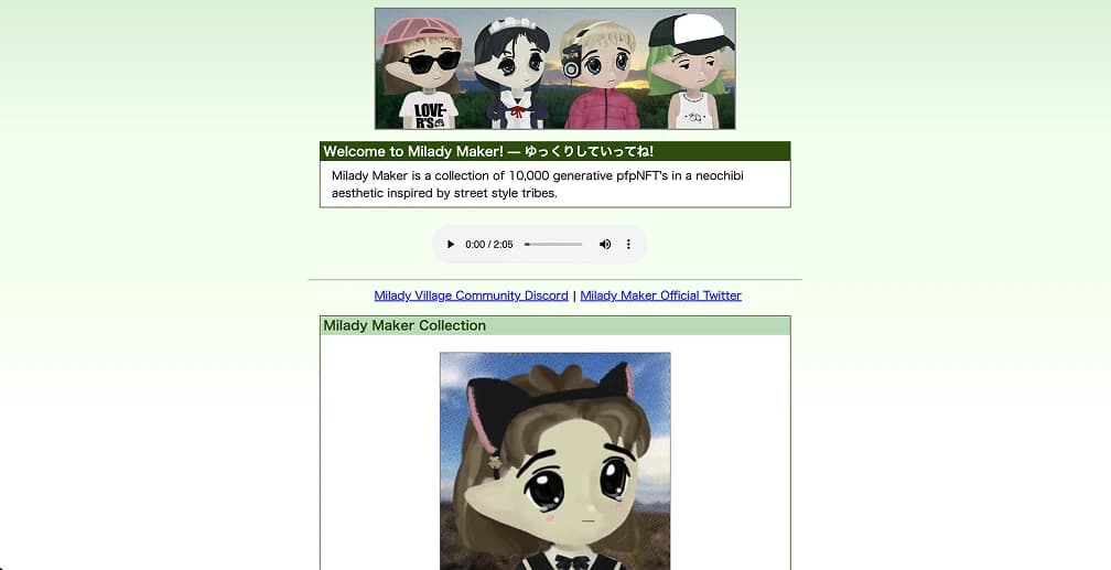 ¿Qué es laNFT  Milady Maker ?