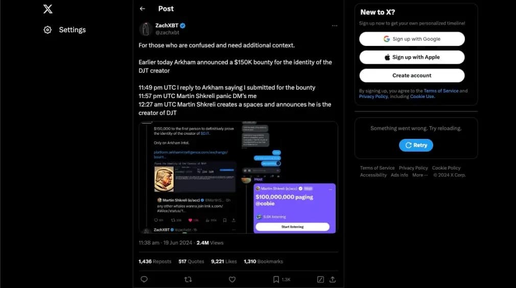 Martin Shkreli DJT Controversy
