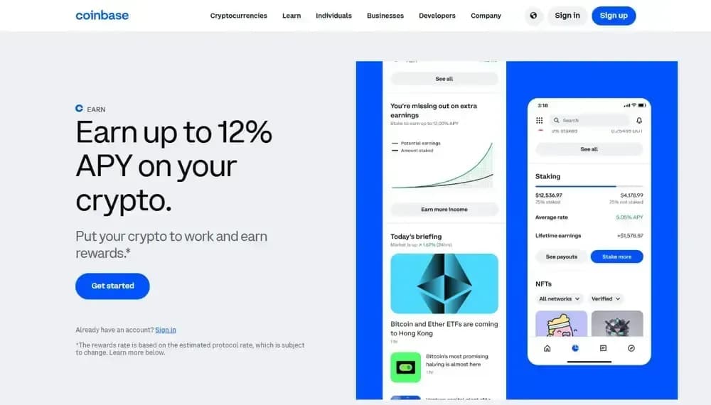 Coinbase Staking
