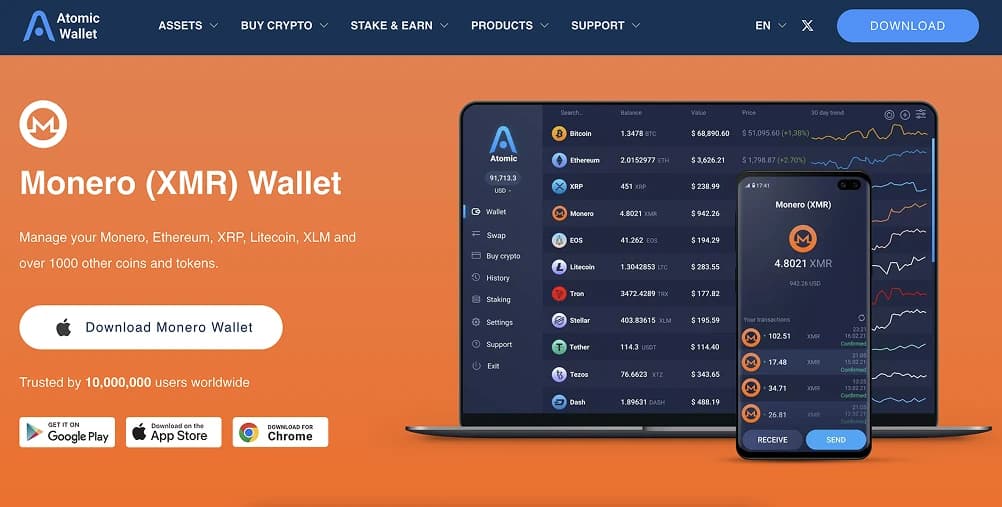 Instala una Monero a MetaMask para Monero