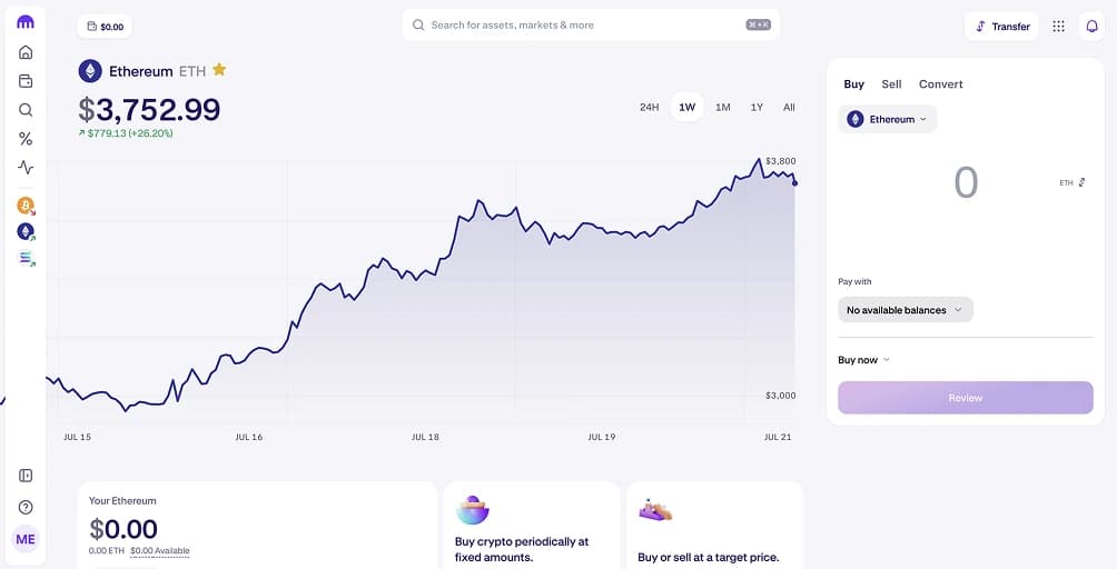 Buy Bitcoin & Crypto with Vanguard Alternatives