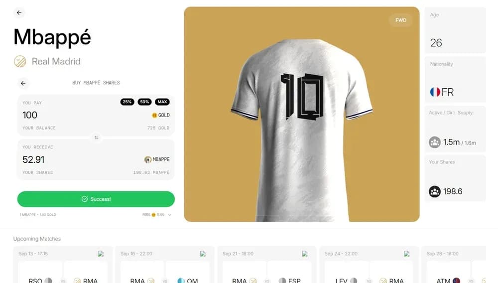 Football Fun Player-Aktien und Vertragsnutzen