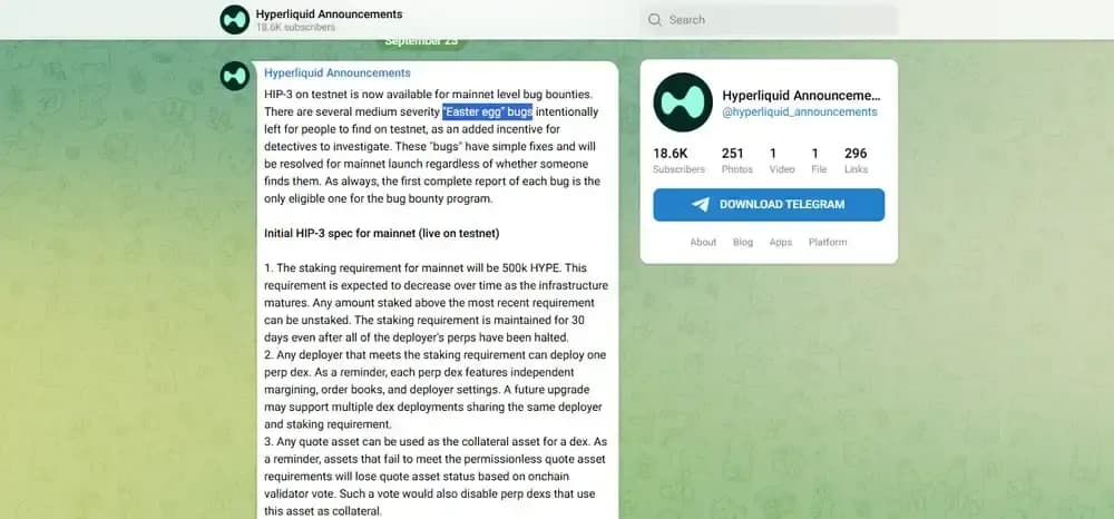 Hyperliquid HIP-3 Testnet Mainnet