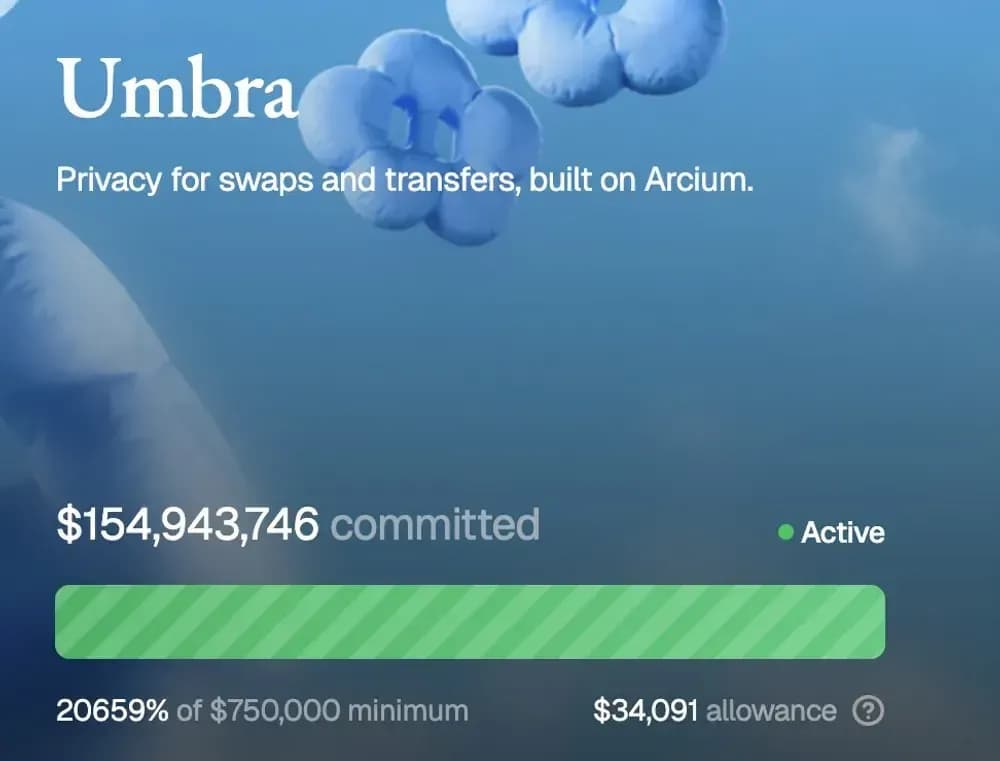Umbra Privacy Funding