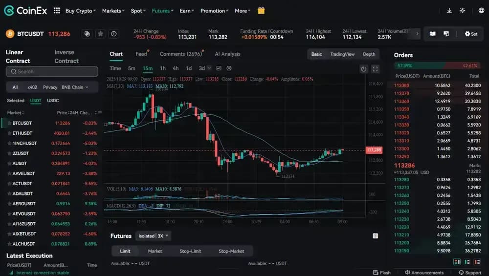 CoinEx Main Account