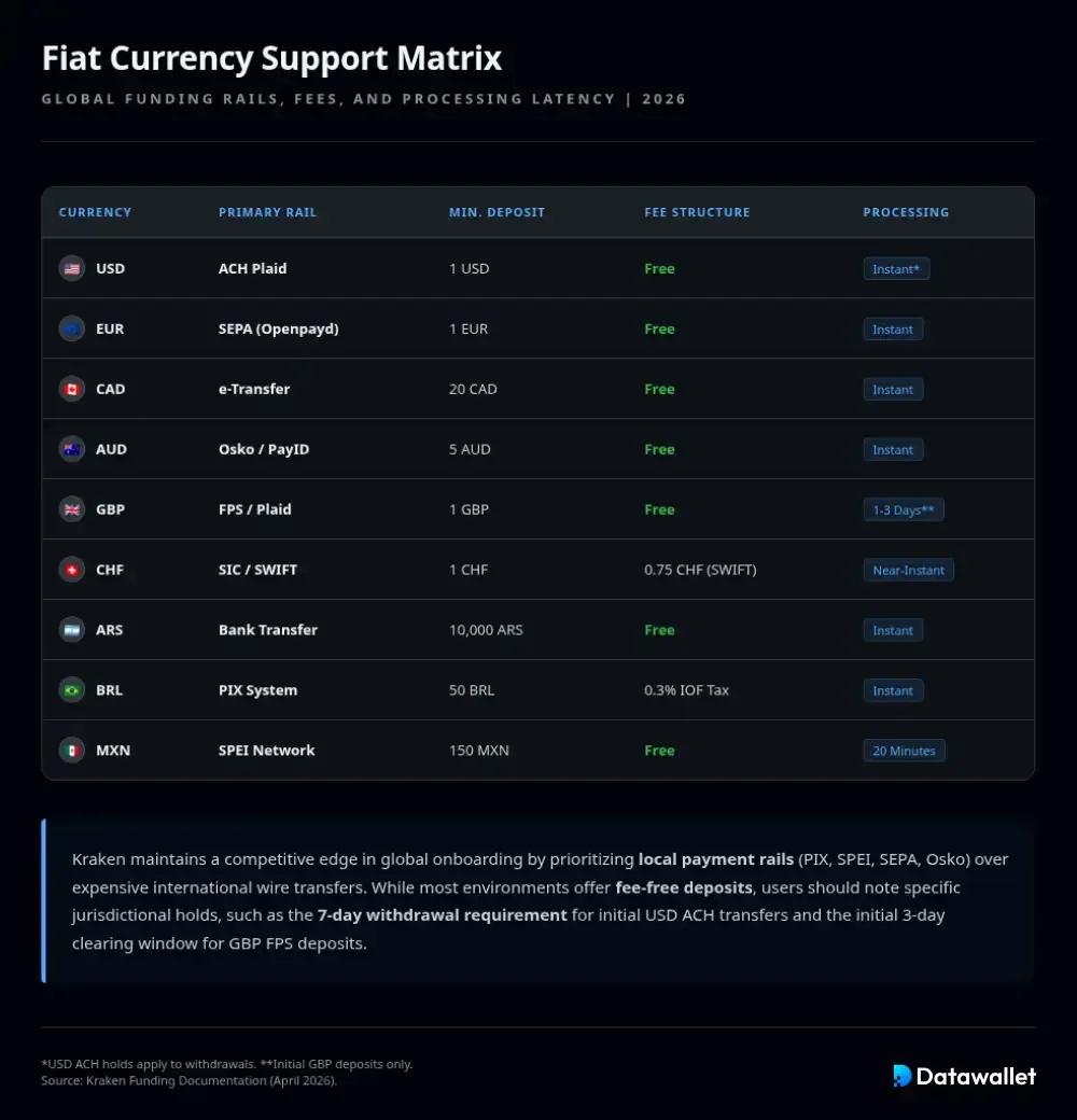 Quelles devises Kraken prend-il Kraken ?