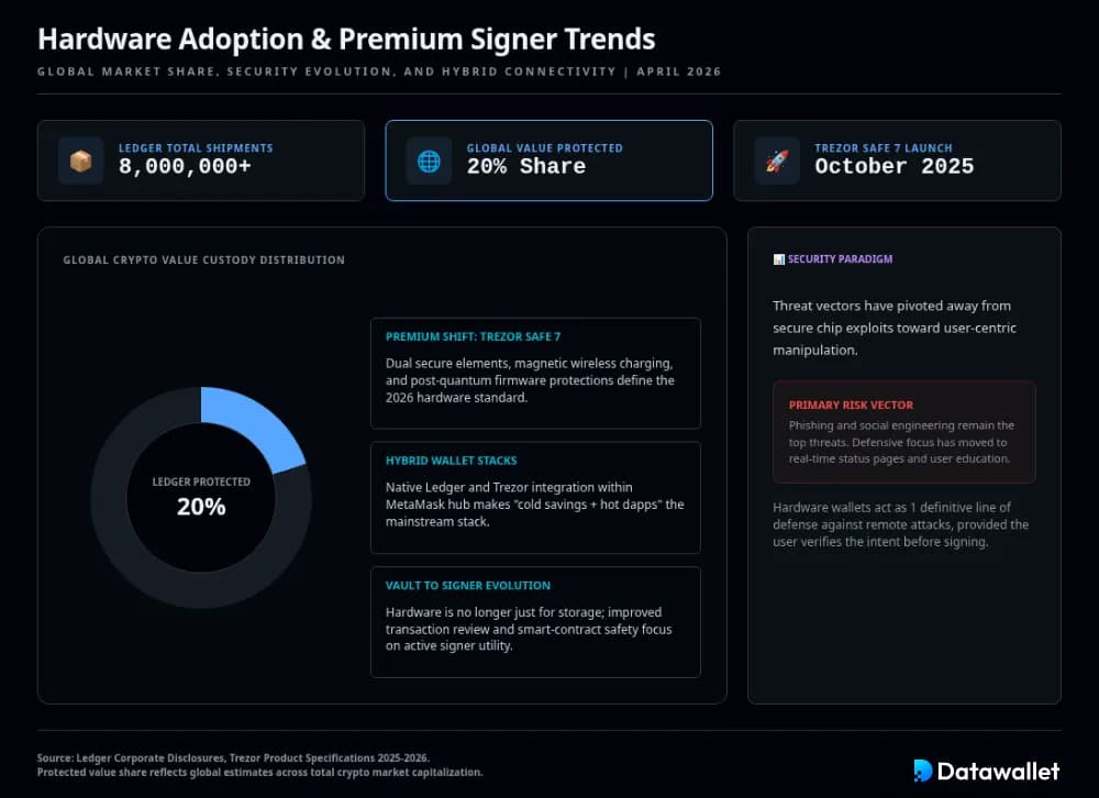 Statistiques et tendances relatives au matériel de cryptographie