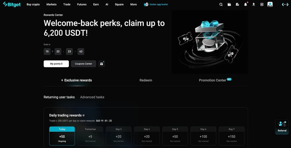 6,200 USDT Deposit & Trading Challenge