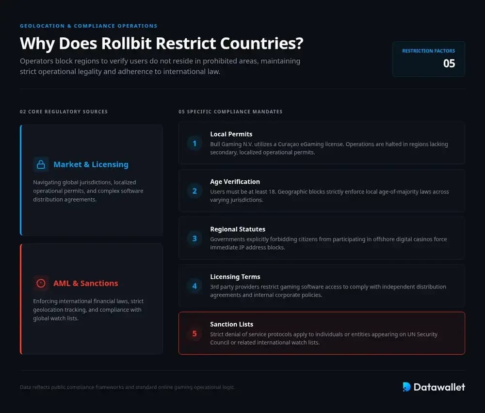 Rollbit Restricted Countries Reason