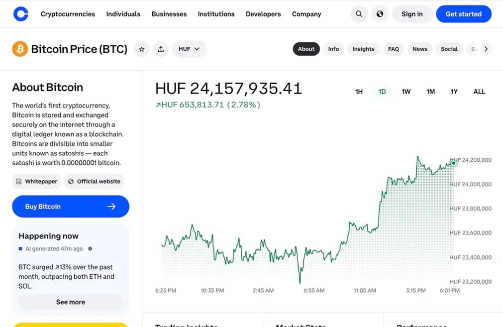 Coinbase.