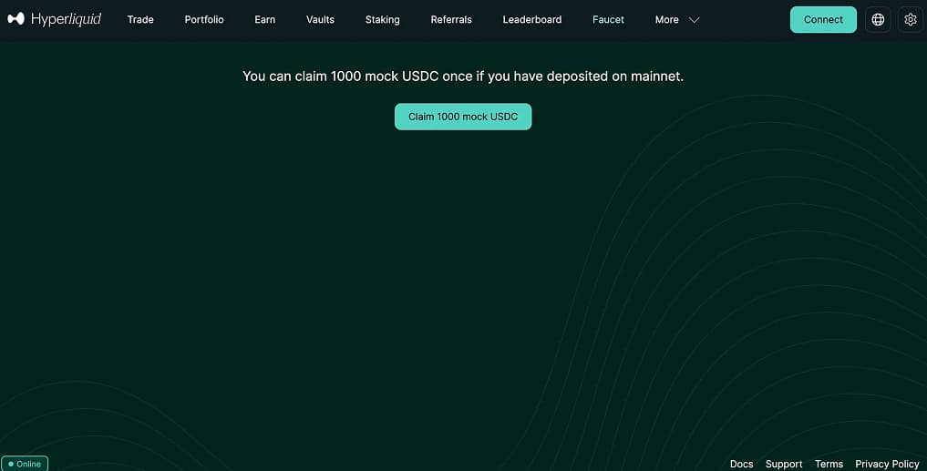 OttieniUSDC Testnet USDC Faucet ufficiale