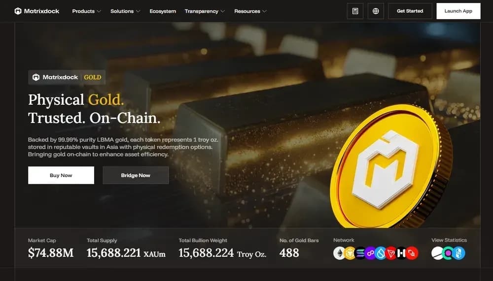 Matrixdock Gold