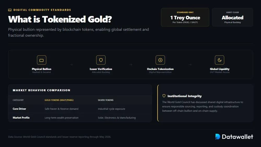 ¿Qué es el oro tokenizado?