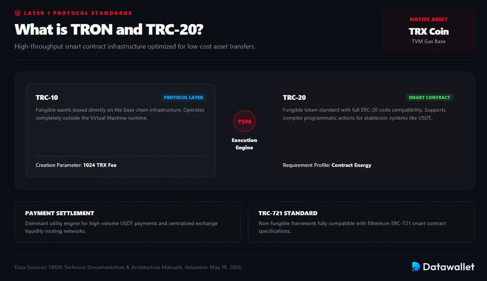 ¿Qué son TRON  TRC-20?