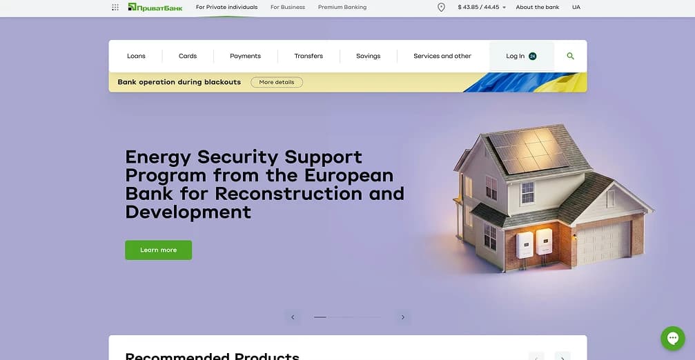 Informazioni su PrivatBank