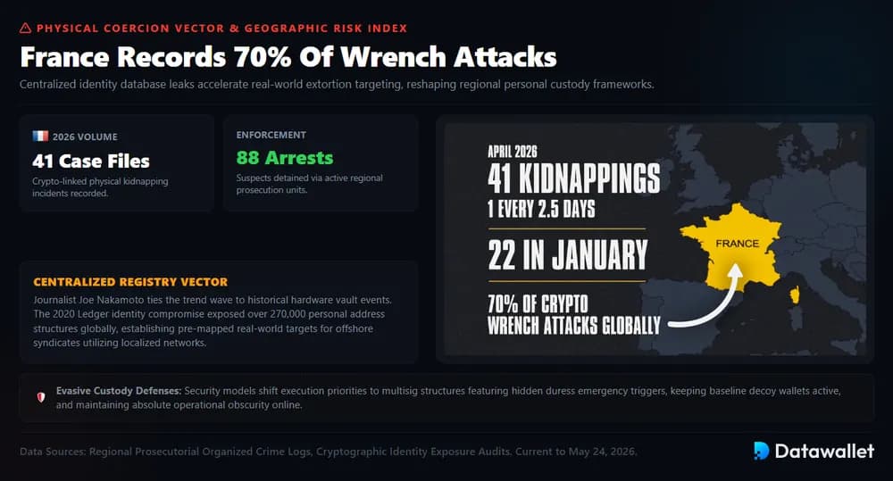 France Records 70% Of Wrench Attacks