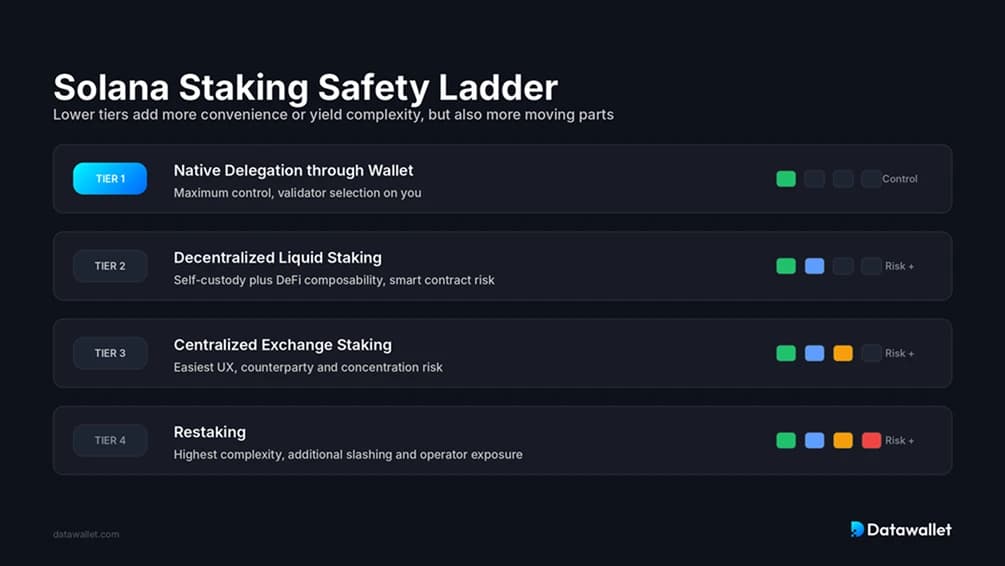 Il modo più sicuro per fare staking SOL