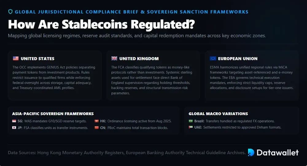 ¿Cómo se regulan las stablecoins?