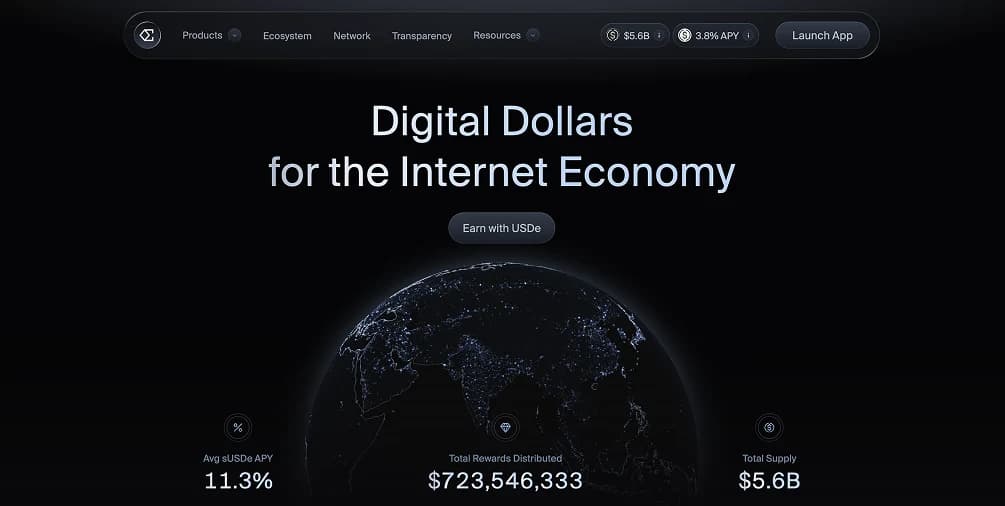 4. Ethena USD (USDe)