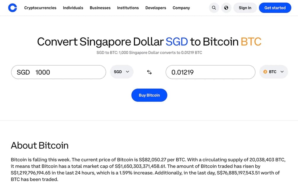 Compra criptomonedas con OCBC .