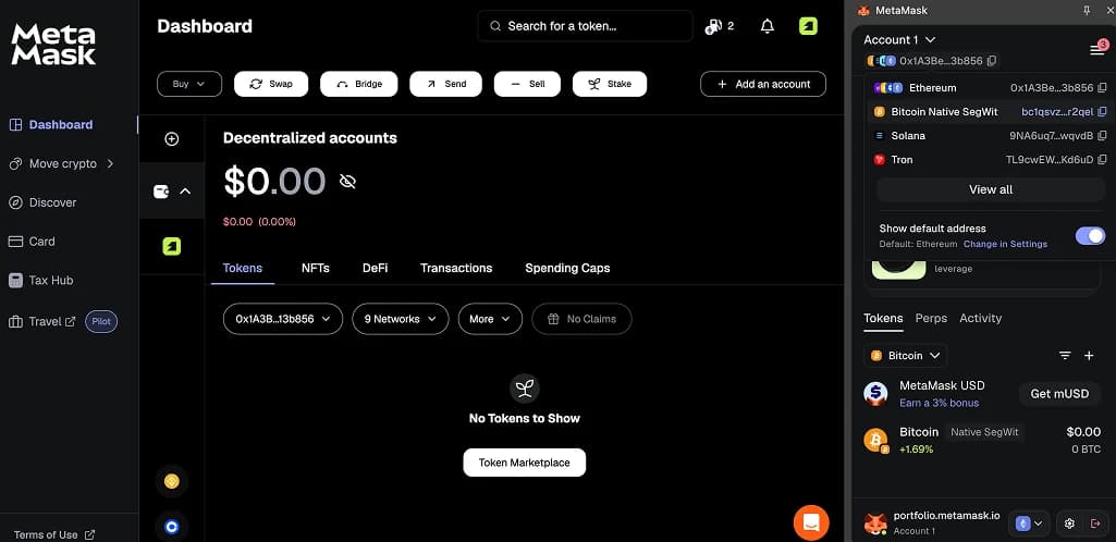 How to Add Bitcoin to MetaMask