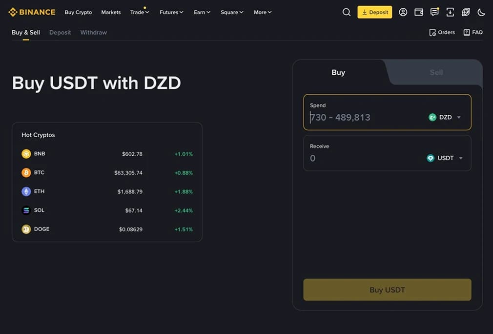 Binance。
