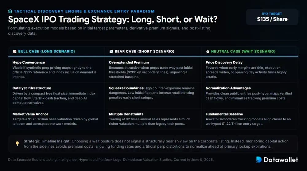 Handelsstrategie für IPO von SpaceX