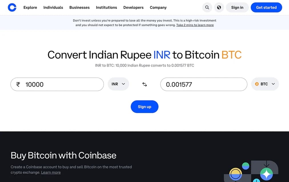 Coinbase.