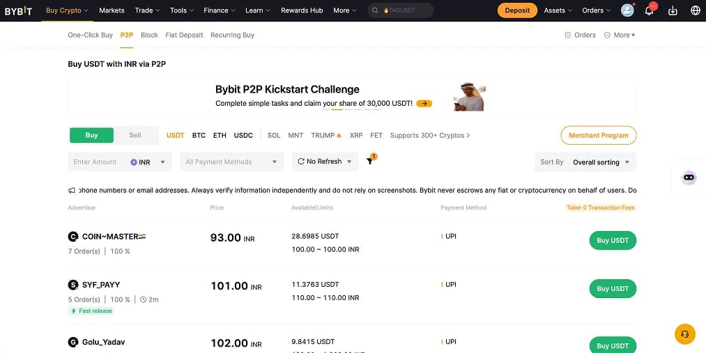 Bybit P2P