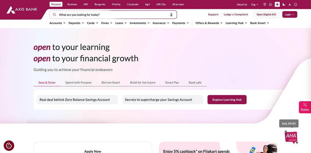 À propos d'Axis Bank