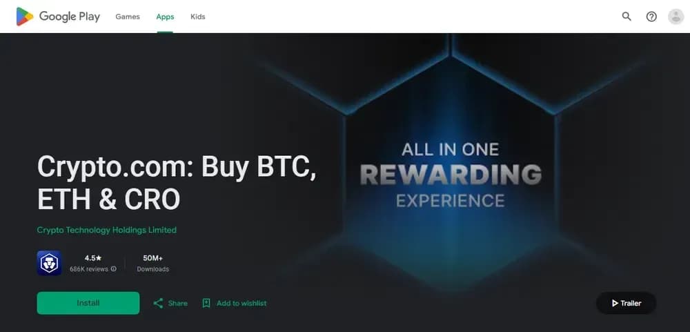 Avis des utilisateurs de Crypto Com