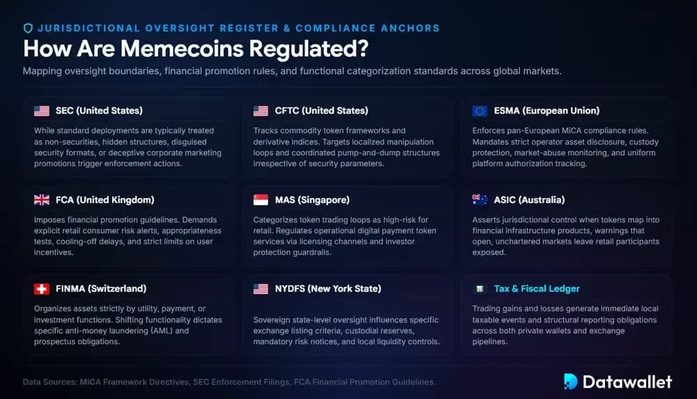 Comment les « memecoins » sont-ils réglementés ?