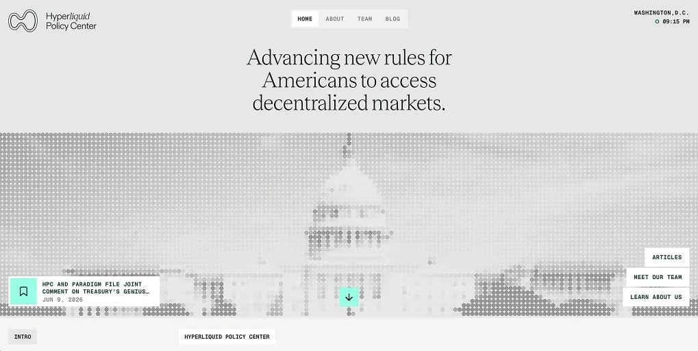 Hyperliquid's Washington Lobbying Push