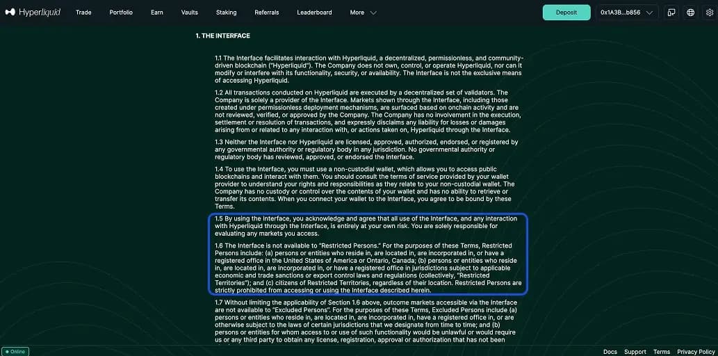 Is Hyperliquid Available in the United States?