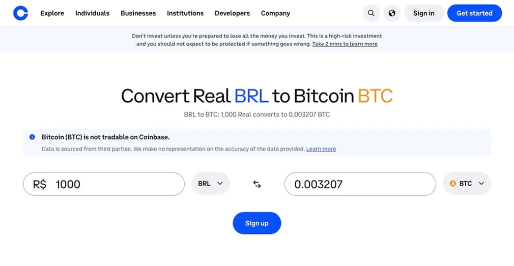 Coinbase.