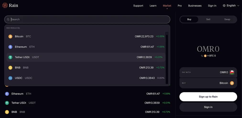 شراء Tether (USDT) في عُمان