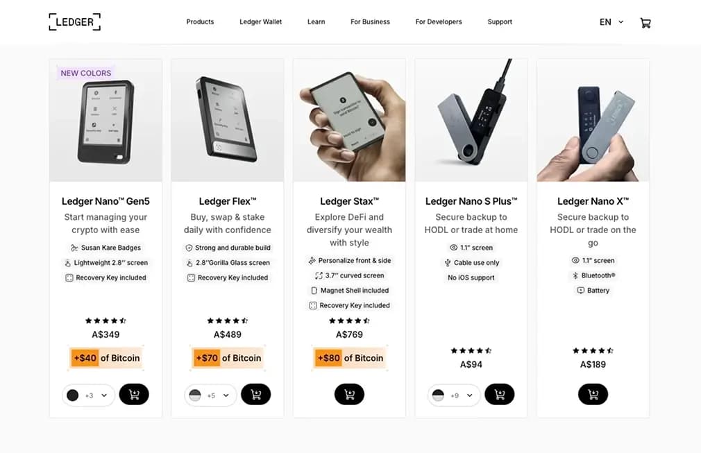 Ledger。