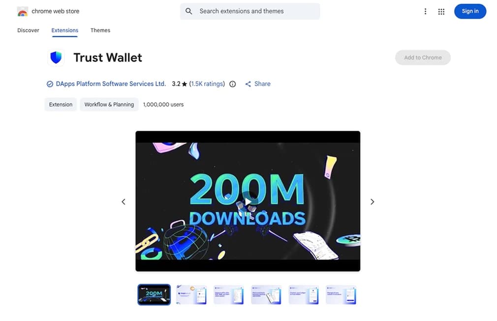 Trust Wallet。
