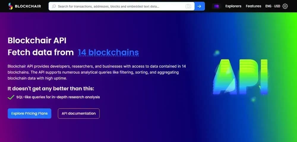 Blockchair API e Strumenti per Sviluppatori