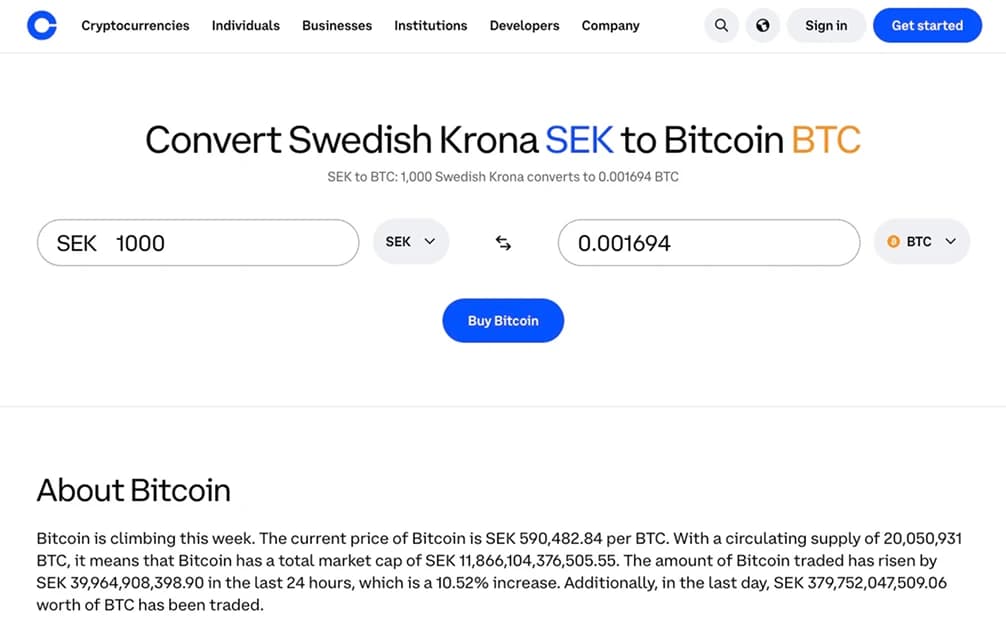 Coinbase.