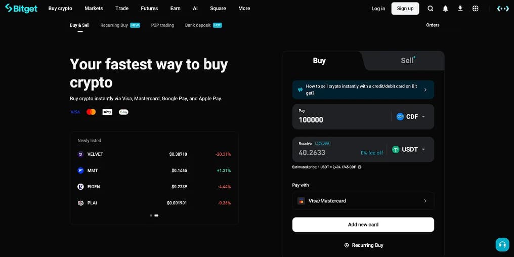 Bitget CDF Congo