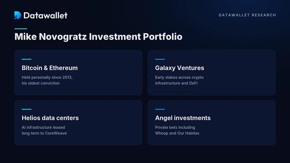 محفظة Mike Novogratz الاستثمارية